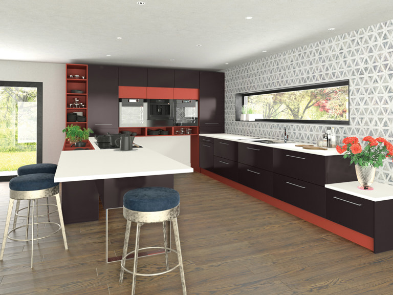 Lucid kitchen in graphite