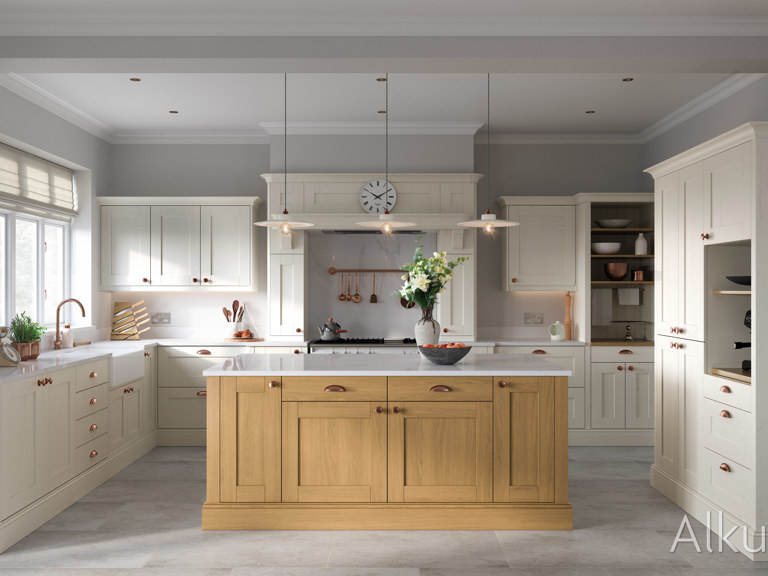 Malbey — Light Oak & Ivory