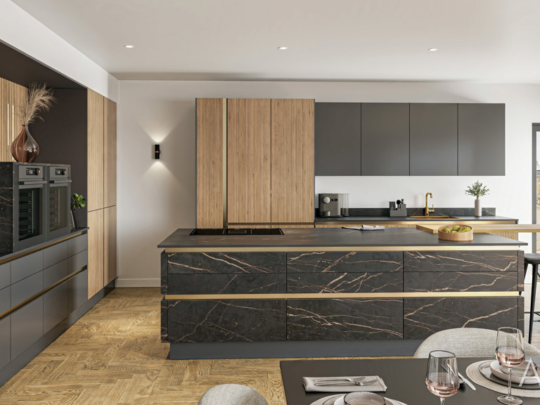 Verden kitchen in light oak